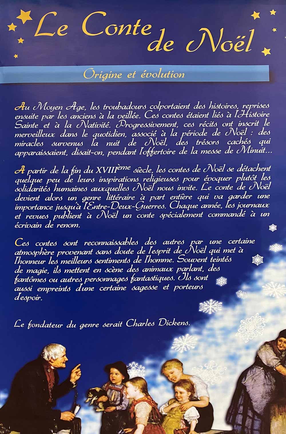 affiche conte de Noël