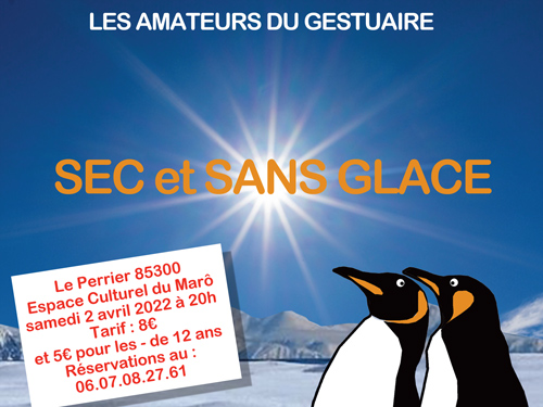 spectacle-sec-sans-glace affiche spectacle théâtre sec et sans glace