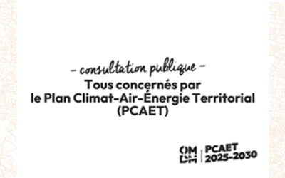 Consultation publique Plan Climat Air-Énergie Territorial (PCAET)