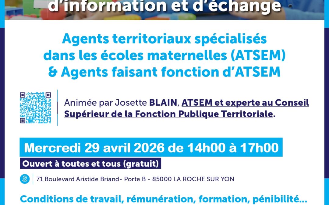 Réunion d&rsquo;information ATSEM