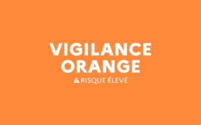 Risque incendie élevé – niveau orange